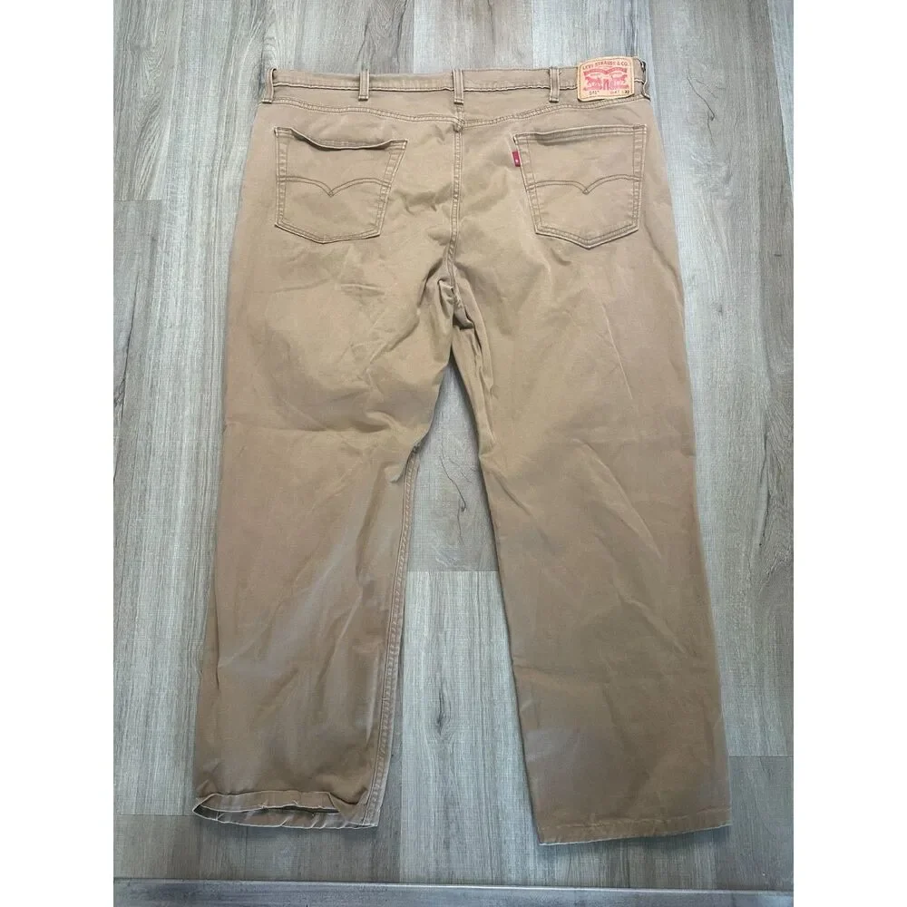 Levi Strauss & Co. 541 Tan Camel Mens Waist Size 42 Hemmed